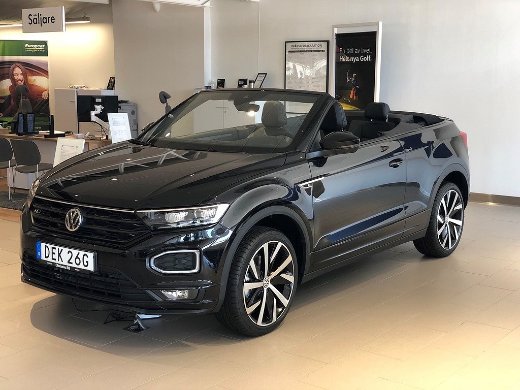 Volkswagen T Roc Cabriolet R LINE OMGÅENDE LEVERANS | Olofsson Bil